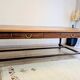 Large pitch pine table 230×140 – Early 20th century, warm and charming