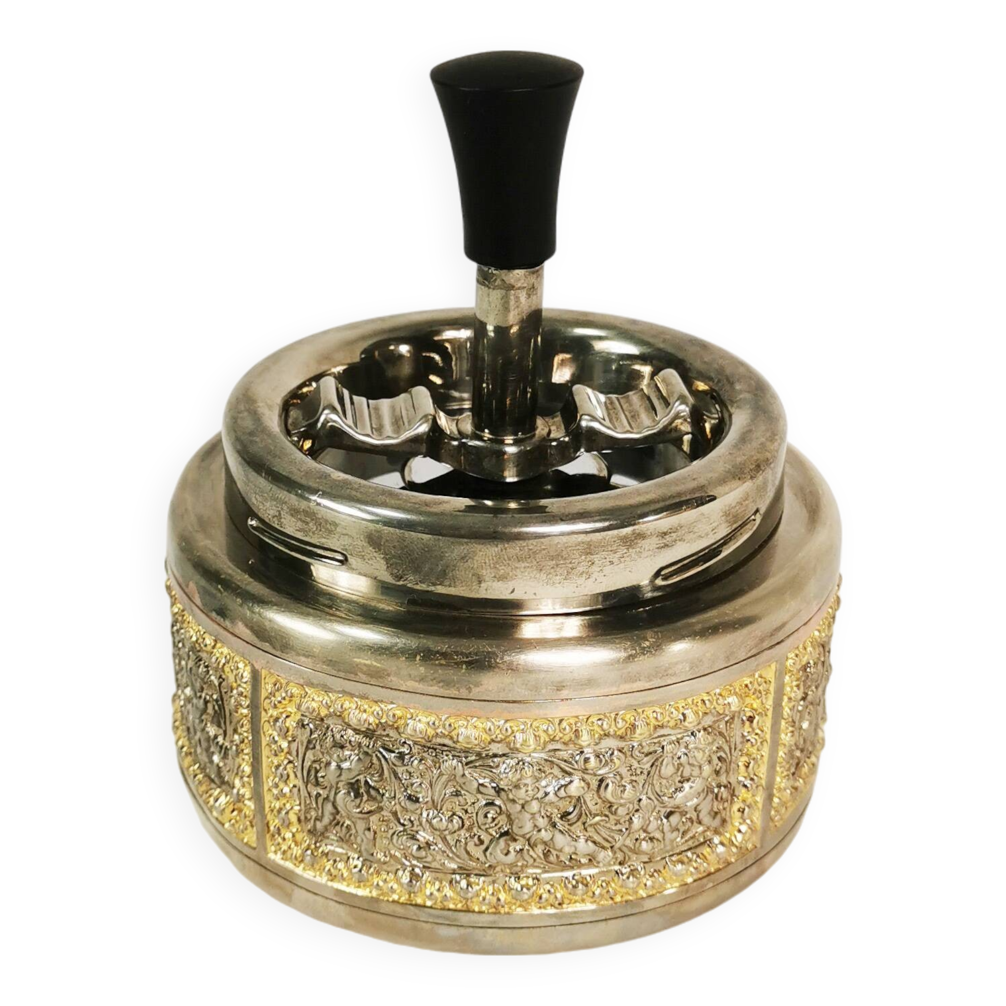 Art Deco revolving ashtray, Erhard, Germany, 1960s.