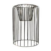 Porte-plante en métal filaire vintage