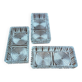 3 raviers verre 1930