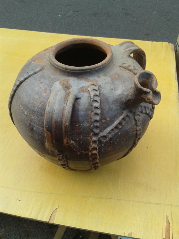 Jarre à huile terre cuite XIXe