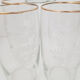 Vintage beer glasses - series of 5 of the brand KRONENBOURG (60's)
