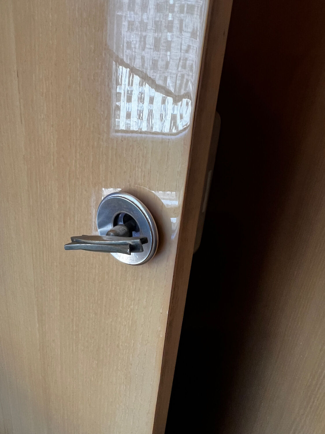 4-door mahogany wardrobe