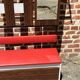 Vintage entrance hall with bench and mirror