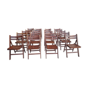 20 chaises pliantes en