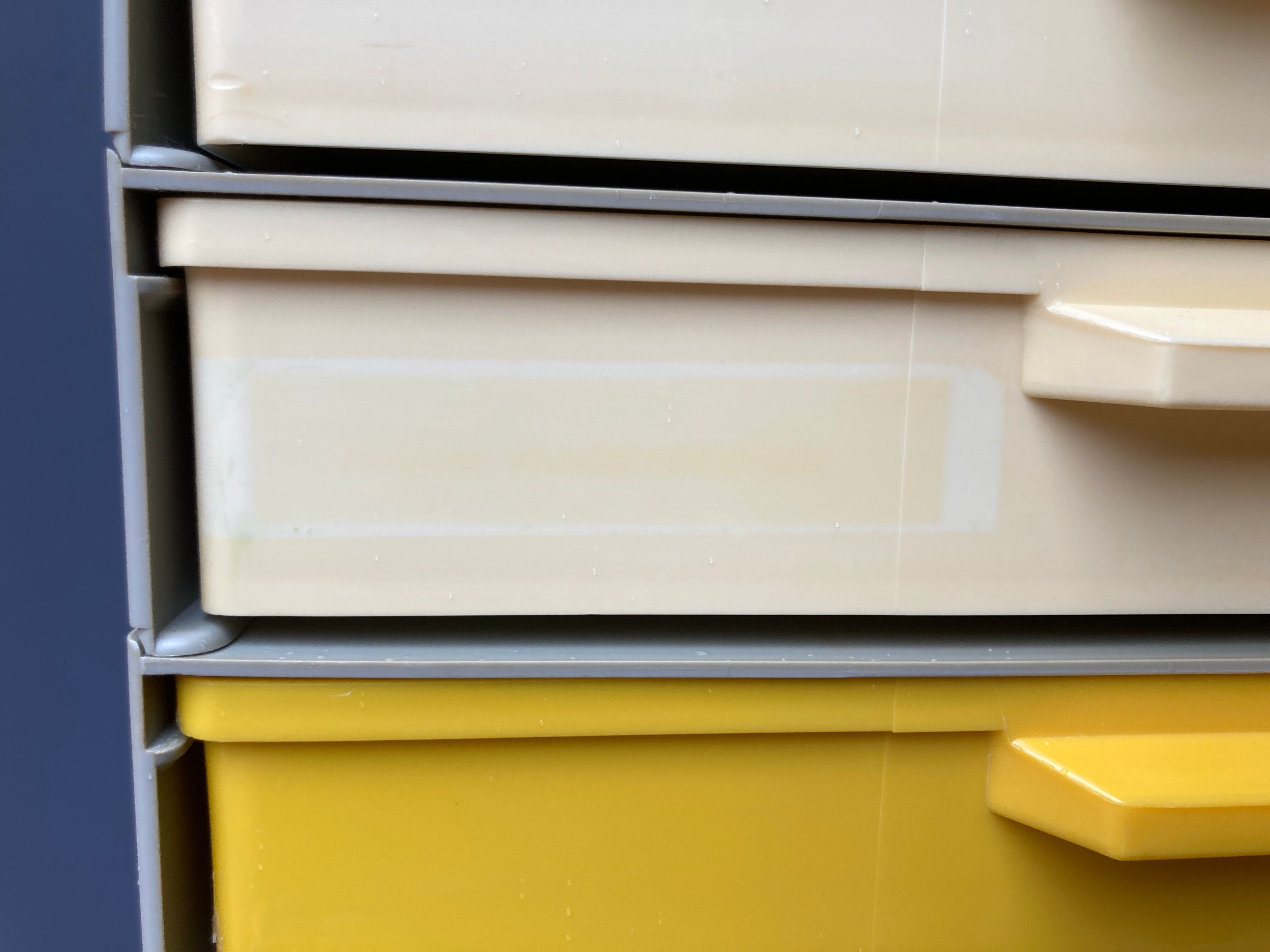 12-drawer vintage office locker