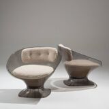 Pair of Raphael Raffel armchairs, 1980s