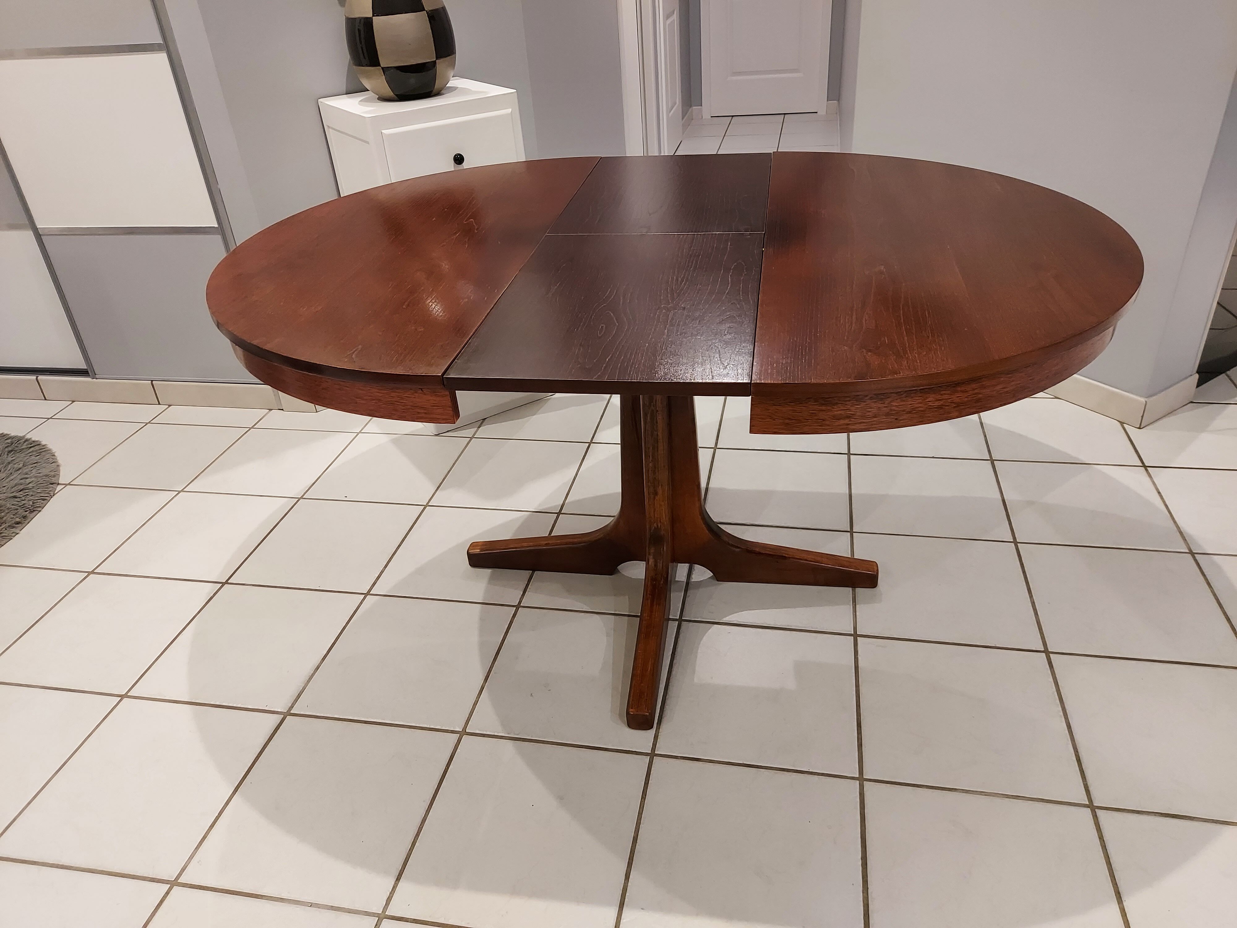 Baumann vintage 1970s expandable table