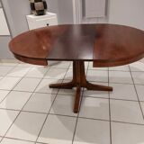 Table extensible Baumann vintage années 1970