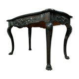 Napoleon III period games table in lacquered wood