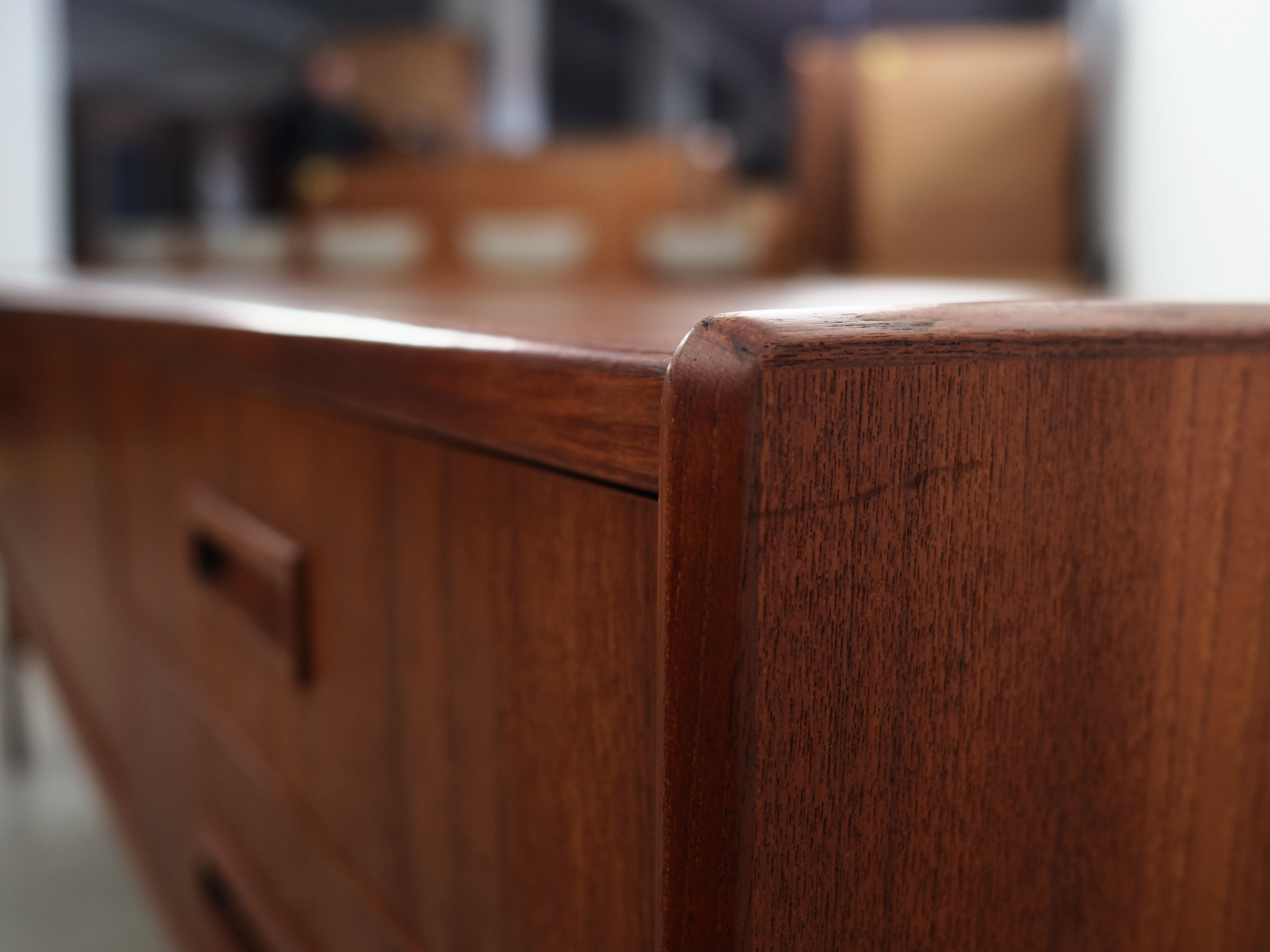 Teak lowboard, Danish design, 1960s, manufactured by Westergaards