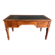 Louis Philippe antique desk with leather-wrapped top