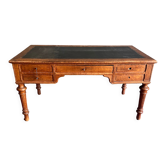 Bureau ancien Louis Philippe au plateau gainé de cuir