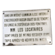 Plaque émaillée