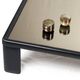 Luigi Massoni for Poltrona Frau, Leather Coffee Table with Mirror Top, 1970
