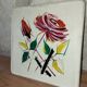 Glazed ceramic trivet Longwy – French manufacture