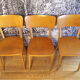 3 chaises de bistrot Thonet vintage