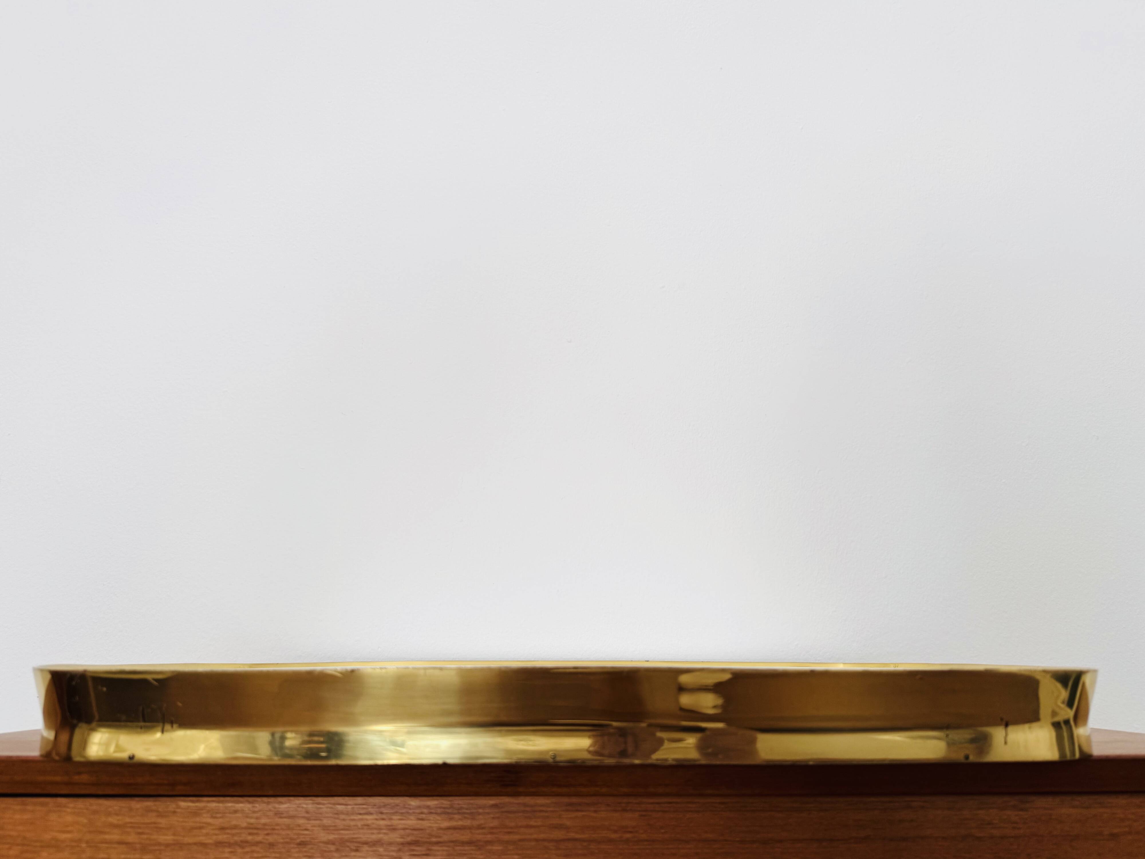 Brass Wall Mirror by Vereinigte Werkstätten München