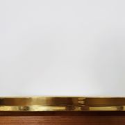 Miroir mural en laiton par Vereinigte Werkstätten München
