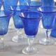Blue glass from the Biot glassworks Traditional line