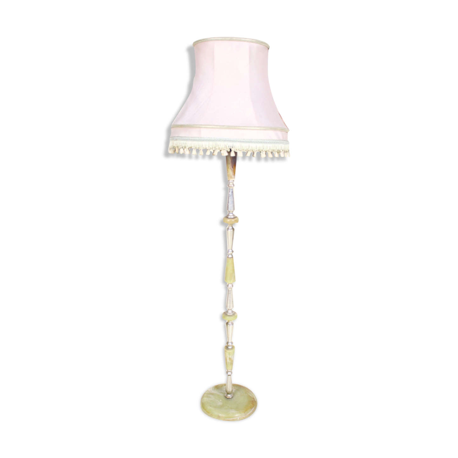 Vintage floor lamp antique onyx