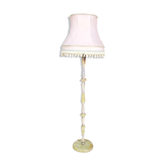 Lampadaire vintage antique onyx