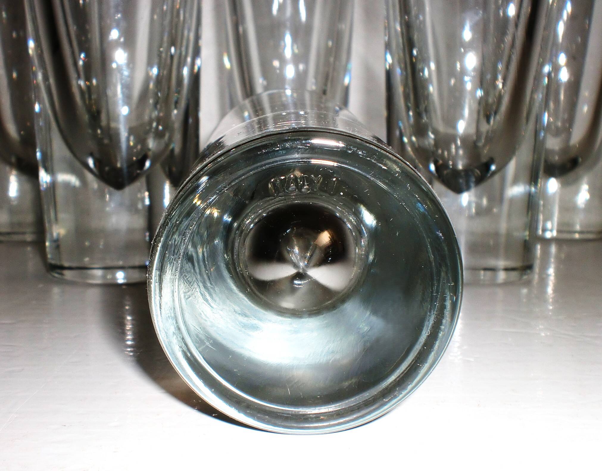 6x Cinzano Aperitif Mid-Century Bullet Glasses – Carlo Moretti - Borgonovo