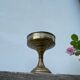 Vintage gilded footed bowl