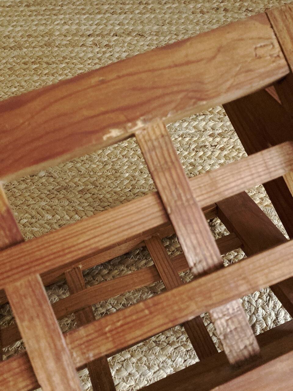 Wooden magazine rack, Scandinavian style