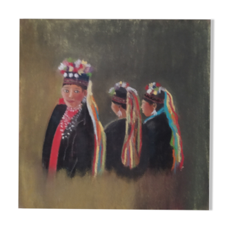 Portraits of Mongolian women