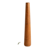 Large vase made of exotic wood