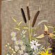 MCM needlepoint wall art - wild flower bouquet