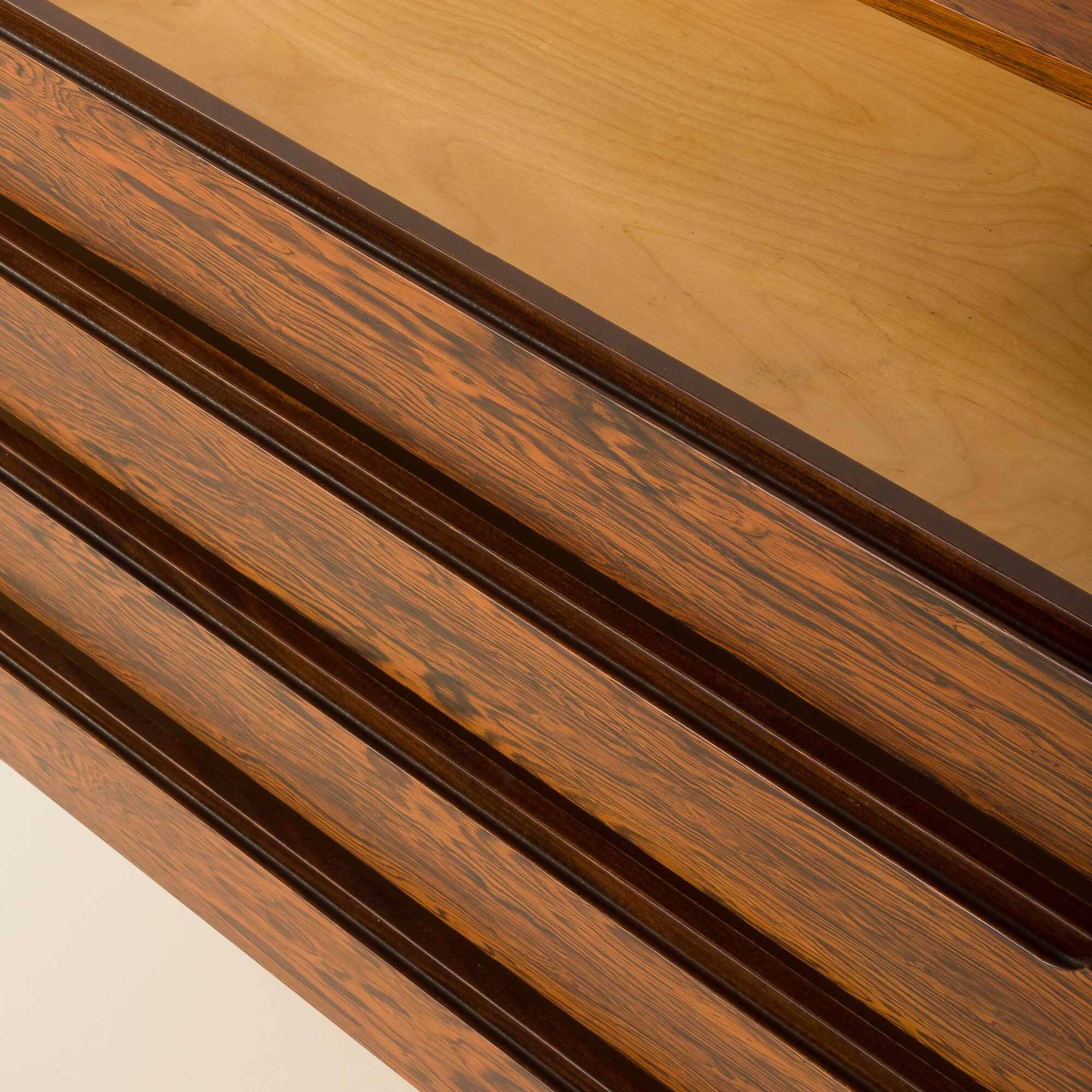 Scandinavian minimalist rosewood chest