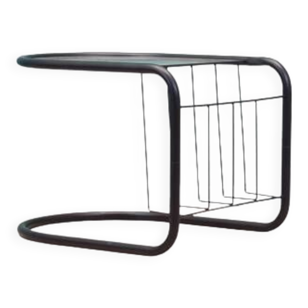 Table basse en verre, design danois, années 1970, production : Danemark