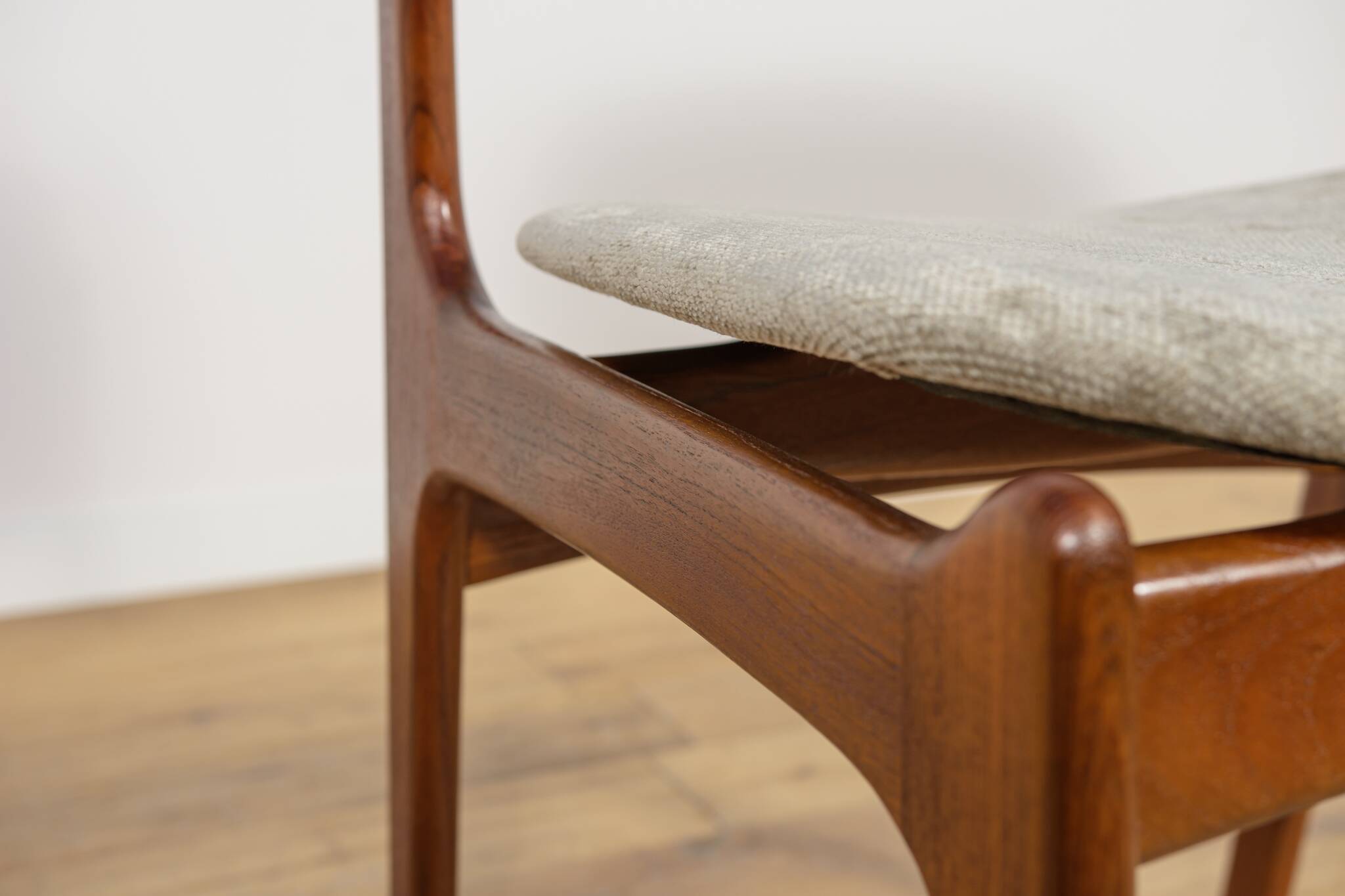 Mid-Century Model 49 Dining Chairs in Teak by Erik Buch for Odense Machine Gunning, 1960s, Set of 4