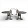 Pair of zoomorphic andirons, couple of dachshunds.