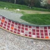 Vintage ceramic mirror from the 1960s.