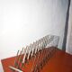 vintage expanding lp rack * mid-century modern metal vinyl storage * accord