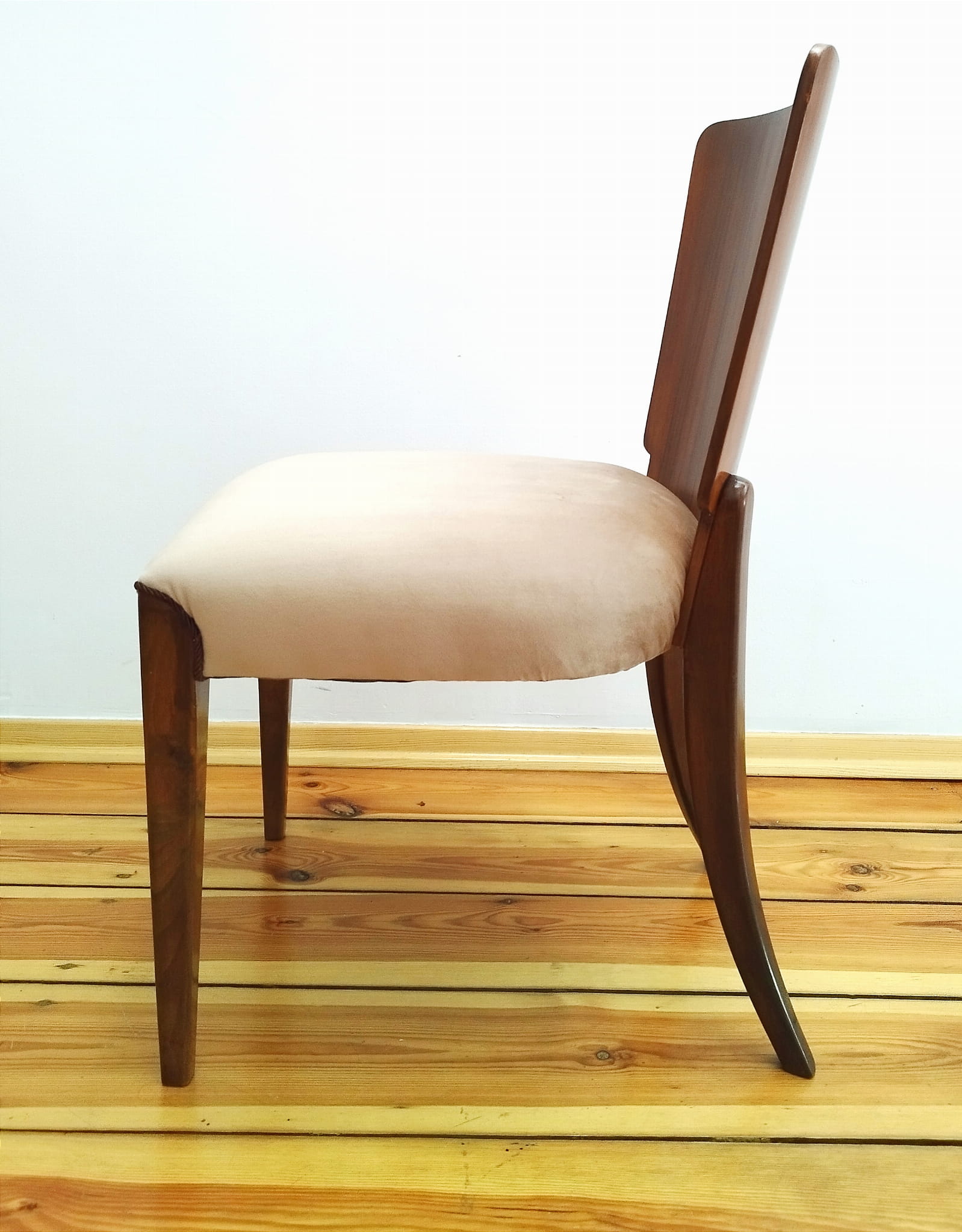 Set of four chairs H-214 proj.J.Halabala, the 50s Czechoslovakia