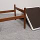 Scandinavian modernist rocking chair in teak, Denmark 1960.