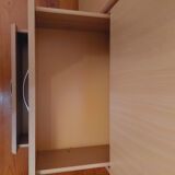 Modern cabinet with wardrobe
