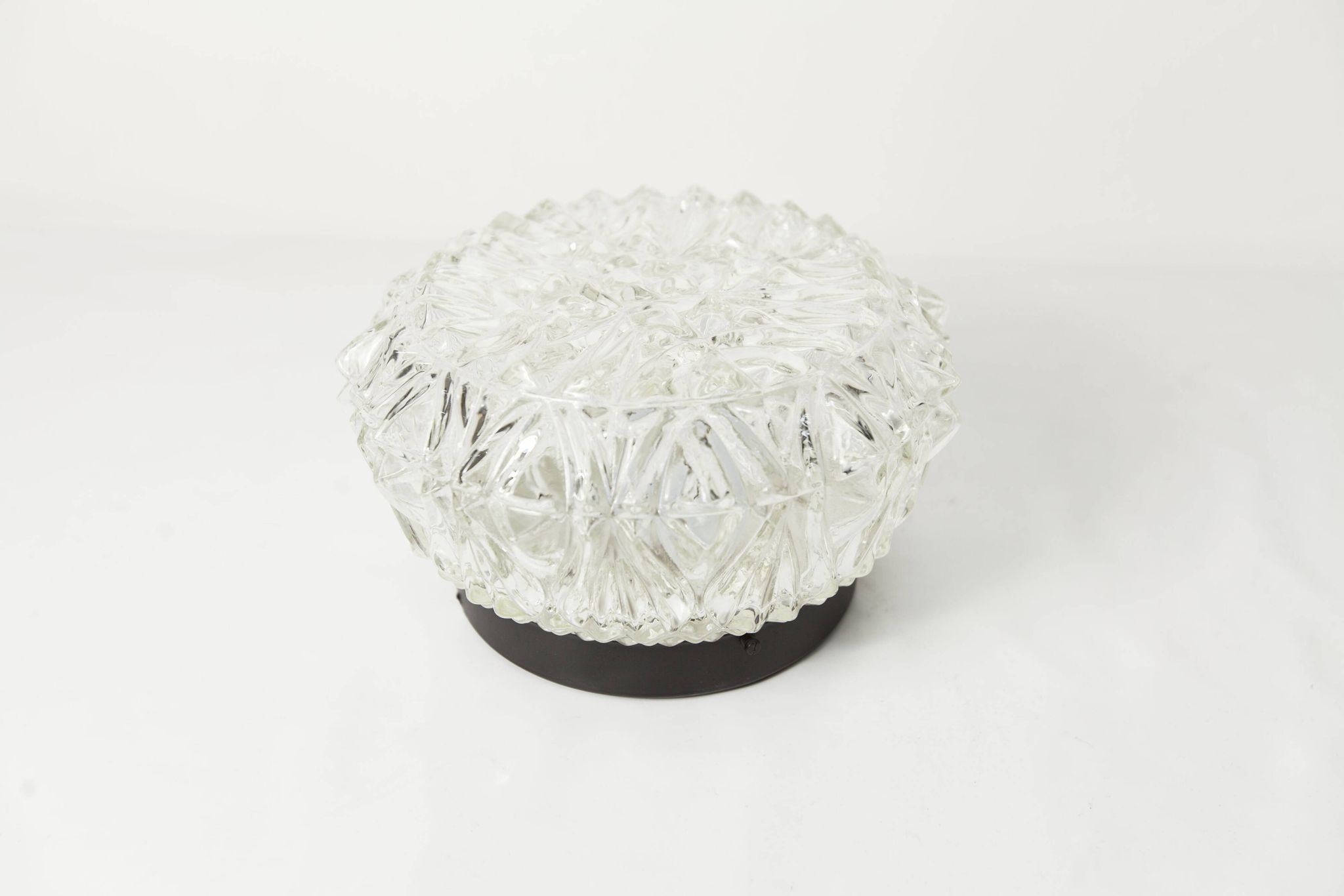 1960s floral round ceiling light