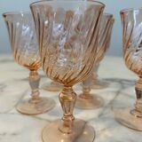 Set of 6 Rosaline wine glasses from Luminarc