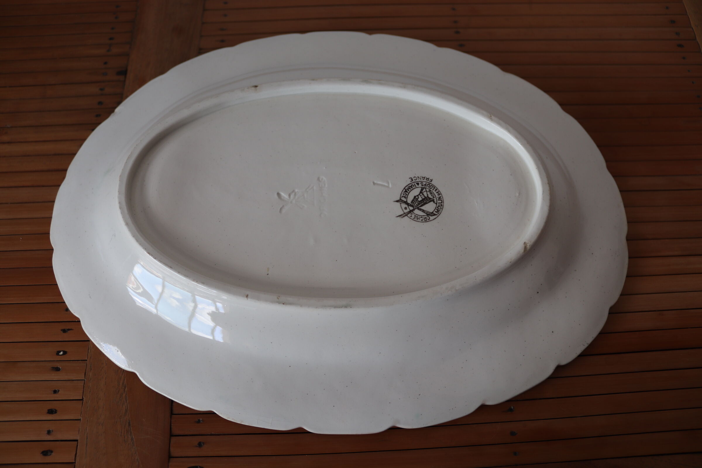 Asparagus dish in old slurry