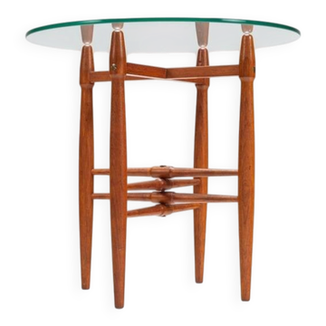Poul Hundevad side table in teak Vamdrup Stolefabrik Denmark 1960