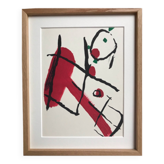 Pierre tal coat. composition, 1966. original lithograph.