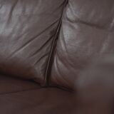 Set of 2 scandinavian leather sofas, 1970ss