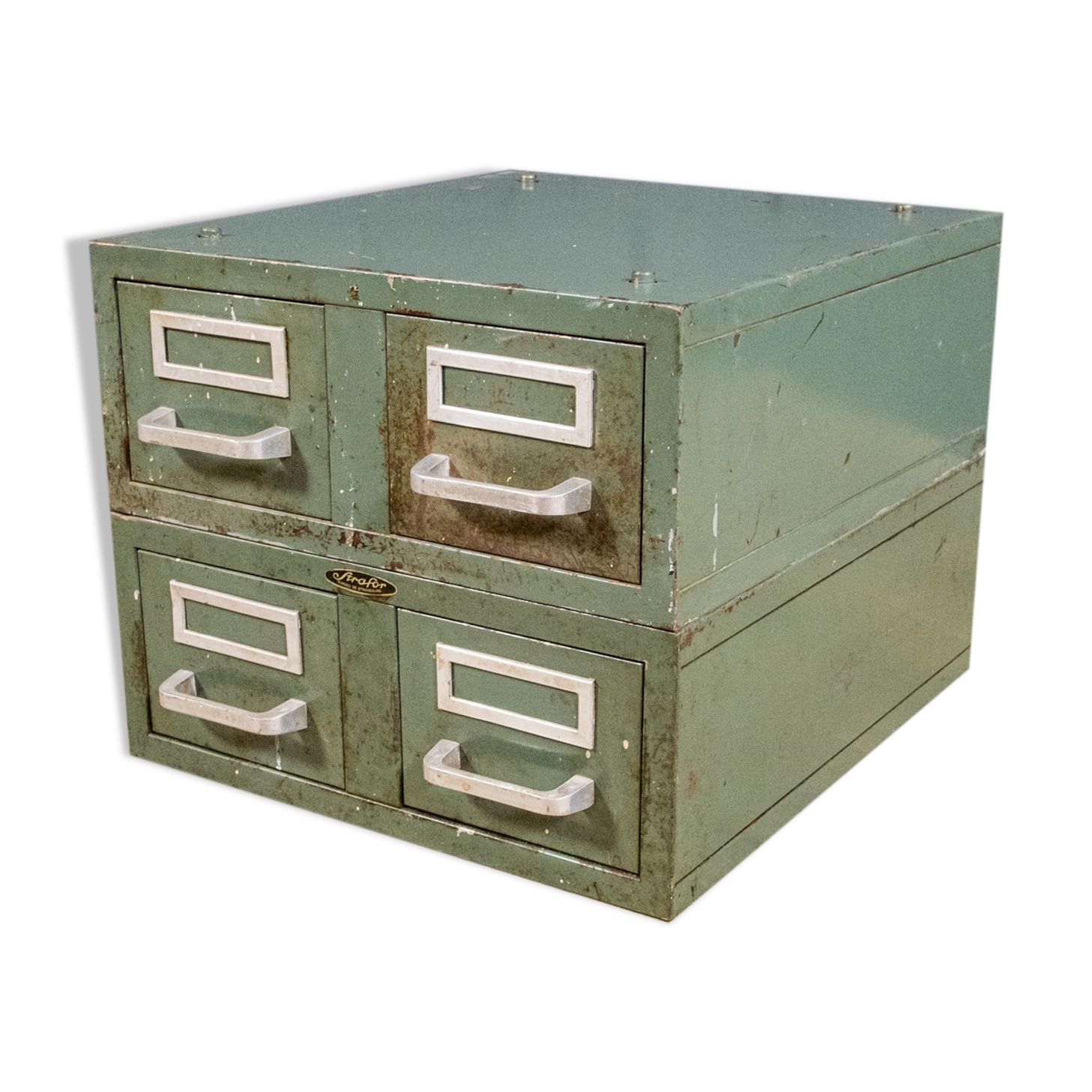 French industial Strafor chest of drawers
