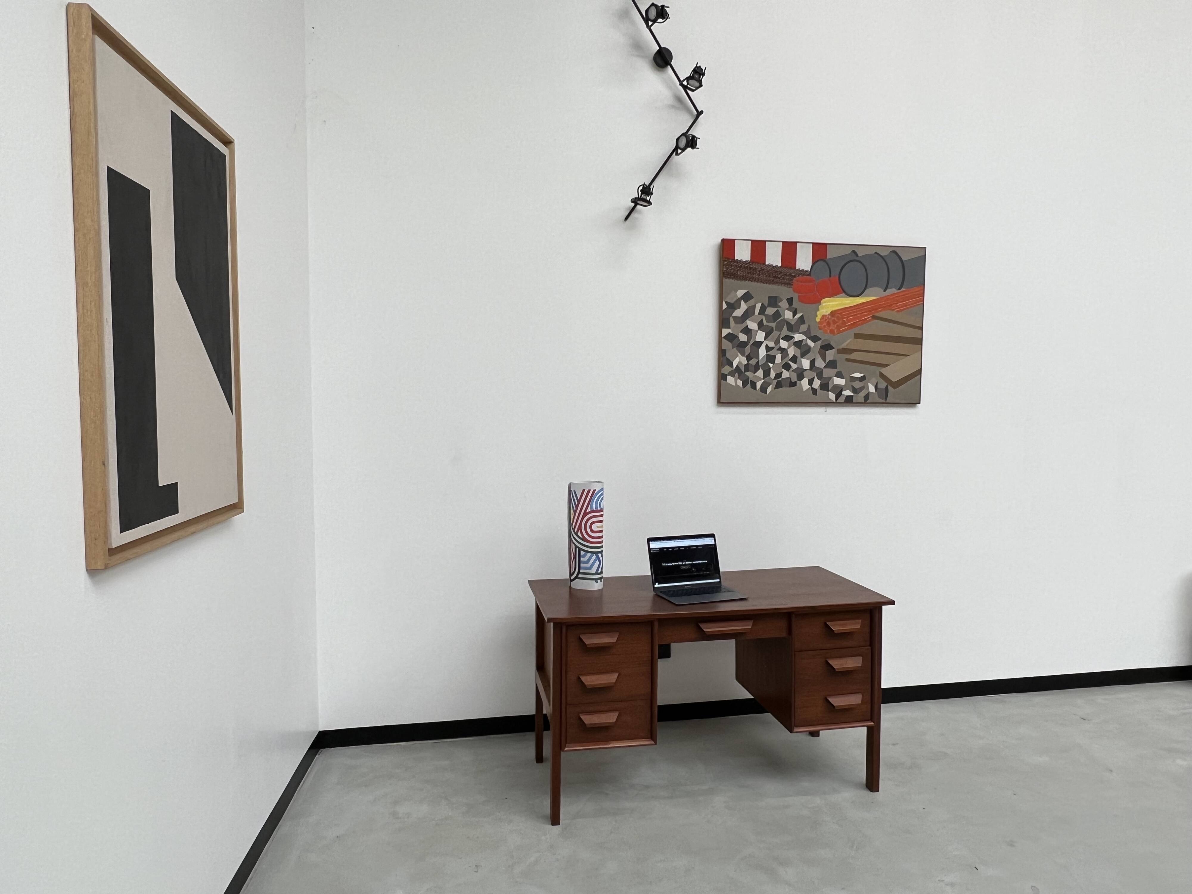 Scandinavian teak desk, circa 1970