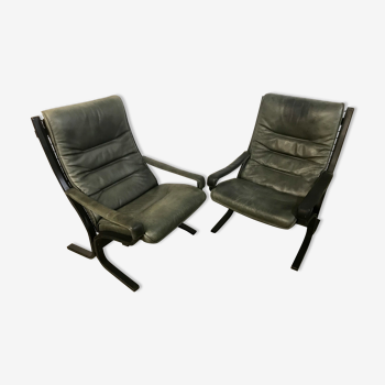 Pair of chairs Siesta Ingmar Relling for Westnofa 1960